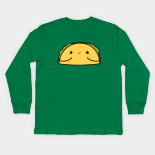 Happy taco Kids Long Sleeve T-Shirt